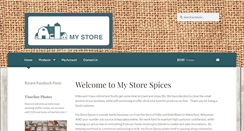 Desktop Screenshot of mystorespices.com