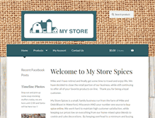 Tablet Screenshot of mystorespices.com